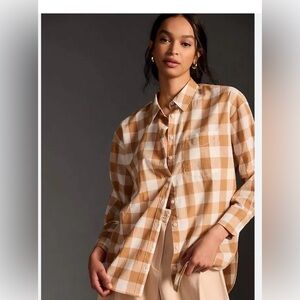 Maeve by Anthropologie - The Bennet Button Down - Buffalo Check - XS